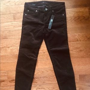 NWT KUT from the Kloth Skinny Brown Corduroy- Sz 2